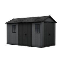 Keter Newton Plus Dual Entry Shed 13x7.5ft - Grey
