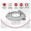 Protector de Vertido para Batidora de Cabeza Inclinada para  de 4.5-5QT, Solo para Tazón de Acero Inoxidable, Protector de Salpicaduras de 7
