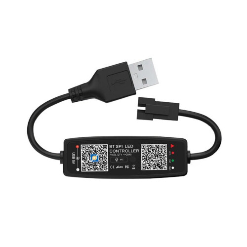 WS2812B LED Controller  APP Control Music Controller for SK6812 WS2811 WS2812 LED Pixel Light Strip USB 5V
