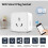 For  Socket Power Strips WiFi Multi-Function Intelligent Outlet Wireless Remote Timing Support Aleax AU Plug 2