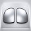 Car Rearview Mirror Lens Side Mirror Glass for   2004-2010 7