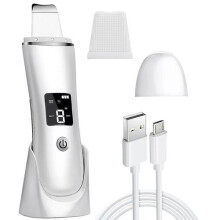 Ultraschall-Hautpeeler mit Ladestation – Tiefenporenreiniger und Gesichtspeeling gegen Mitesser