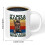 Father's Day Ceramic White Cup with Clear Bear Design 3