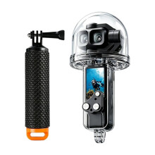For Pocket4 Pro Waterproof Protective Case Diving Housing Thumb Camera Protective Shell with Diving Rod