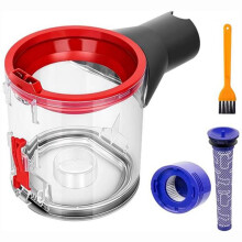 Dust Bin Cover Accessory Set Compatible with V7 V8 SV10 SV11 Vacuum Cleaner Parts with Pre Post Filter Replacement Parts