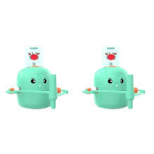 2X Robot de Dessin Éducatif Interactif avec 100 Cartes, Jouet Éducatif Précoce pour Fille et Garçon, Vert