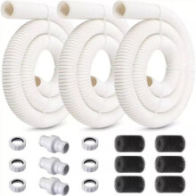 Flexible Corrugated Pool Thickened PVC Drain Hose Swimming Pool Drain Pipe Adapter and Filter Pad Accessories