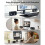 1 Set Computer Speakers for PC, 2x3W USB Powered Small Stereo Speakers with 3.5mm Aux, Volume Control, Plug and 5