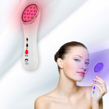 ICB Premium LED Akne-Therapiegerät 3 Modi – Rot-, Blau- & Grünlicht, CE-zertifizierter Lichttherapie-Pen für die Gesichtspflege