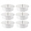 Passe-câble de table 50 mm, pack de 6 White 1