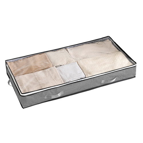 Transparente Aufbewahrungstasche mit Griff Grey