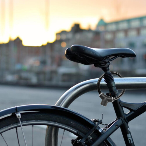 Sort cirkulær cykellås for pålidelig cykelsikkerhed 2