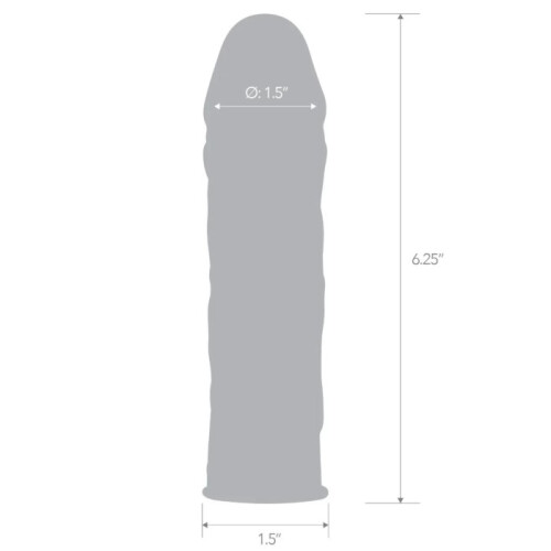 Blue Line 6.25 Inch Realistic Penis Extension Sleeve 2
