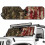 Forest Deer USA Flag Windshield Sunshade for Jeep Wrangler 2