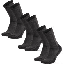 PUMIER Merino Wool Hiking Socks Cushioned Breathable 3 Pairs