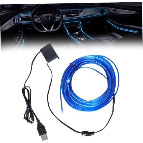 Blue LED Strip Lights USB-Powered Waterproof Flexible
