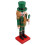Wooden Nutcracker Ornament Green Soldier Shape 1 Set 6