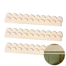 Wave Molding Trim Unfinished Scalloped 6-Pack