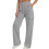 Girls Solid Trousers Elastic Waist Drawstring Side Pockets 1