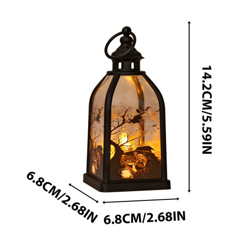 Halloween LED Candle Lantern Indoor Outdoor Decor 2