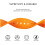 Silicone Watch Band Orange 18mm Quick Release 2