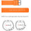 Silicone Watch Band Orange 18mm Quick Release 3