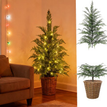 Artificial Christmas Tree Green Flame Retardant 6ft
