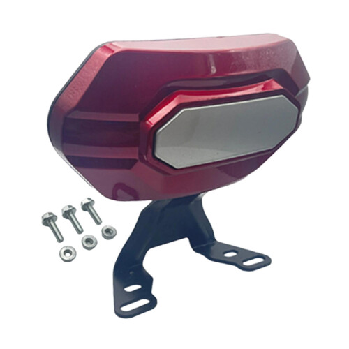 Electric Bicycle Detachable Backrest Sissy Bar Red 1