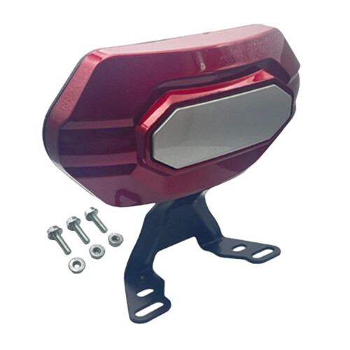 Electric Bicycle Detachable Backrest Sissy Bar Red 2