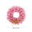 Pink Christmas Wreath Plastic 15.7 inch 4