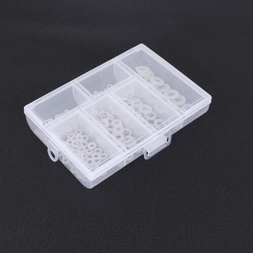 Nylon Washer M2.5–M5 White 250 pcs 2