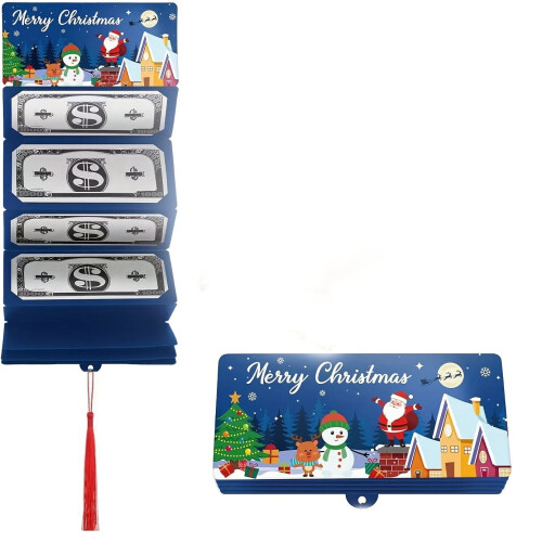 Christmas Cash Gift Envelopes with 6 Slots 1