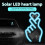 Solar-Powered Finger Heart Car Light - Multi-Color LED, 6