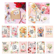 Floral Mother's Day Cards with Envelopes 12 Pack