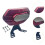Electric Bicycle Detachable Backrest Sissy Bar Red 6