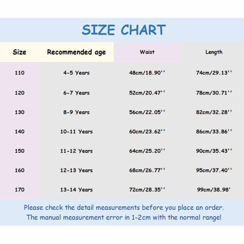 Girls Solid Trousers Elastic Waist Drawstring Side Pockets 2