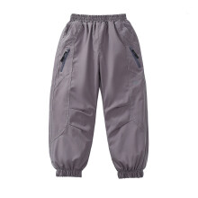 Winter Lined Cargo Pants for Kids - Windproof