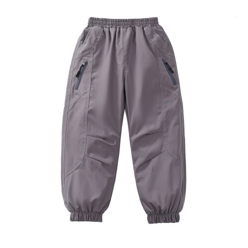 Winter Lined Cargo Pants for Kids - Windproof
