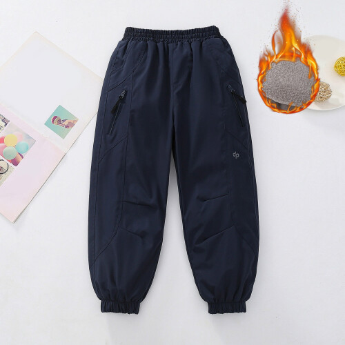 Winter Lined Cargo Pants for Kids - Windproof 1