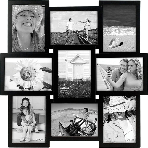 International Designs collage picture frame black 5x7 inch