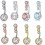 Women's 925 Silver Belly Bars Navel Rings #7 3