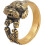 Puppy Stacking Ring Vintage Gold Adjustable Finger Band 1