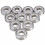 Red ABEC 9 Steel Bearings for Skateboard Wheels 1