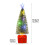 Mini Pre-Lit Christmas Tree with Colorful LEDs Pink Base 3