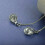 925 Silver Crystal Drop Earrings for Women 2