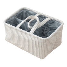 Portable Diaper Storage Bag with Multiple Compartments 1
