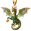 Dragon Stained Glass Ornament Set 4 Pieces 5
