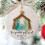 Crèche décorative 8 cm (3,15 pouces) 1 pièce, coffret cadeau 6