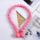 Magnetic Curtain Tiebacks Wood Bead Design 2 Pack Pink 7