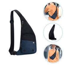Navy Crossbody Bag Waterproof Compact Shoulder Bag